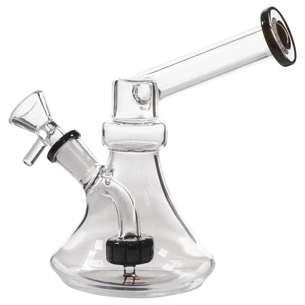 Glass W.P. with Built-in Perc Design 6.0" - Black