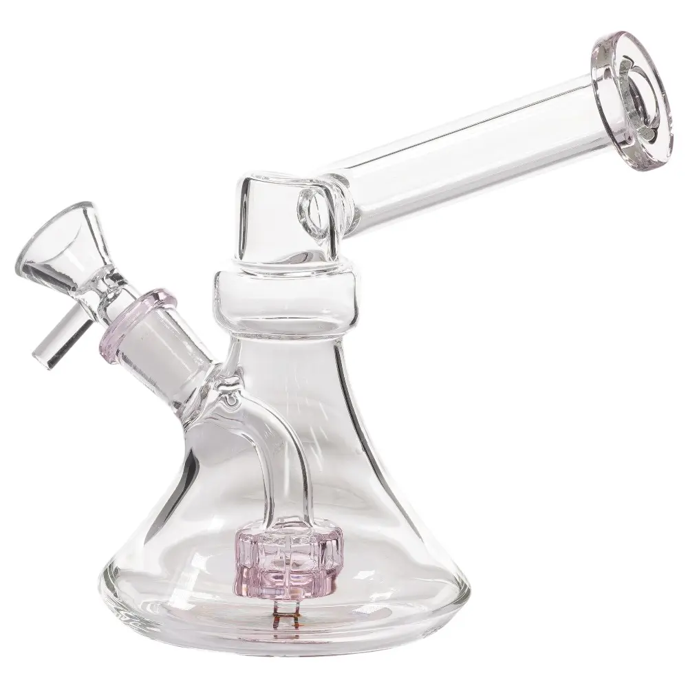 Glass W.P. with Built-in Perc Design 6.0" - Pink