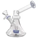 Glass W.P. with Built-in Perc Design 6.0" - Milky Blue