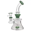Glass W.P. with Curved Neck 6.5" - Dark Green