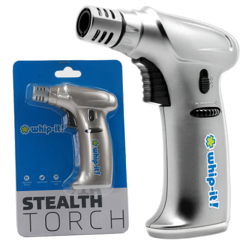 Whip-It Lighter Stealth Torch 5.0" Silver