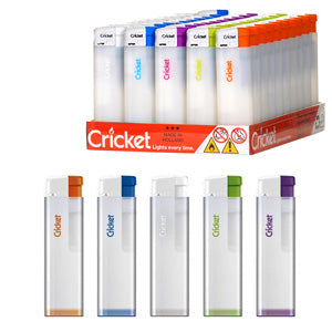 Cricket Lighter Electric 1500 Lights White Frosted
