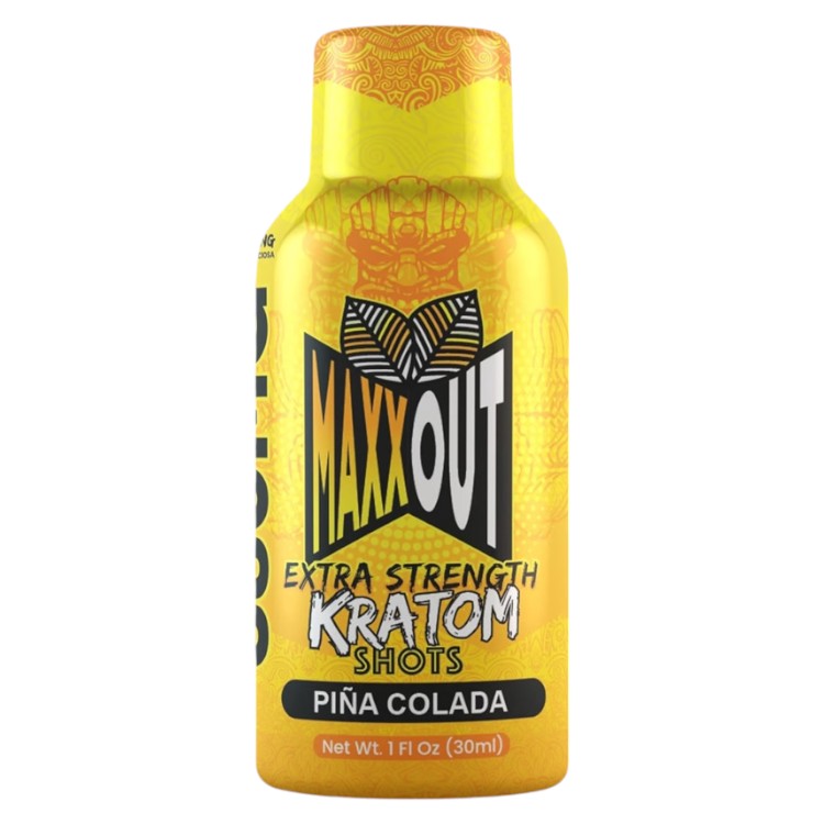 MAXXOUT Extracts & Drinks Kratom Extract Shot 30ml - 330mg MIT Pina Colada