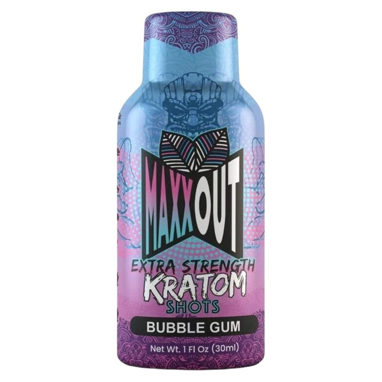 MAXXOUT Extracts & Drinks Kratom Extract Shot 30ml - 330mg MIT Bubble Gum