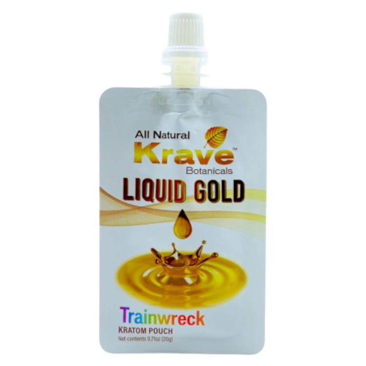 Krave Extracts & Drinks Liquid Gold Pouch Trainwreck