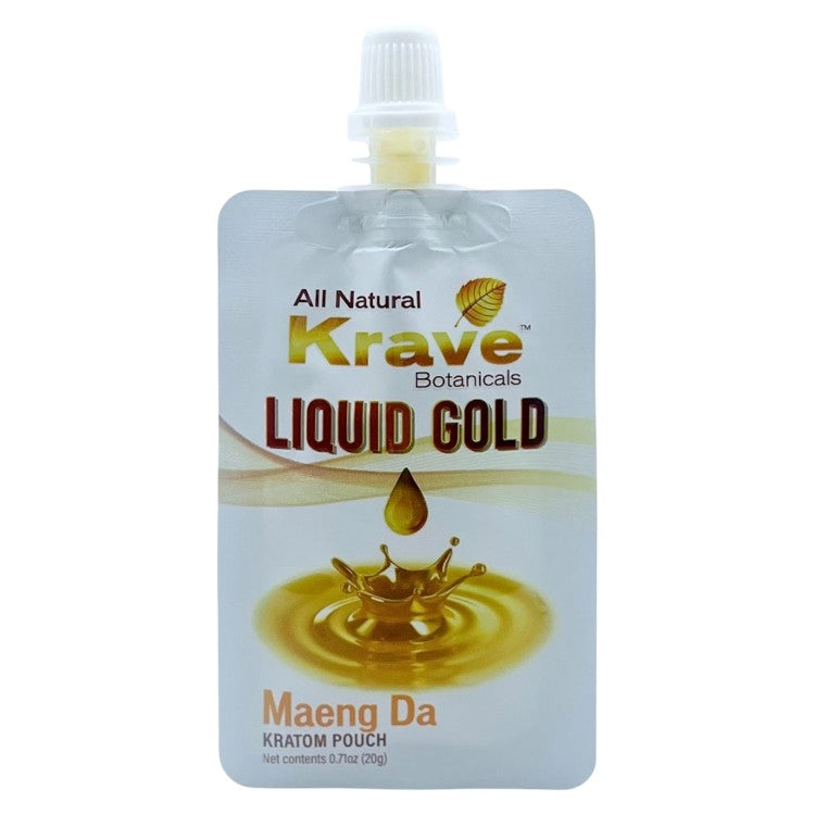 Krave Extracts & Drinks Liquid Gold Pouch Maeng Da