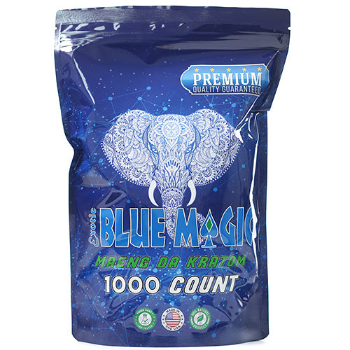 Blue Magic Tablets & Caplets Kratom 1000ct Maeng Da