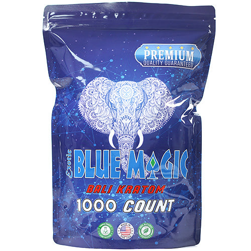 Blue Magic Tablets & Caplets Kratom 1000ct Bali