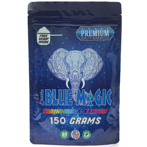 Blue Magic Powders Kratom 150gr Trainwreck