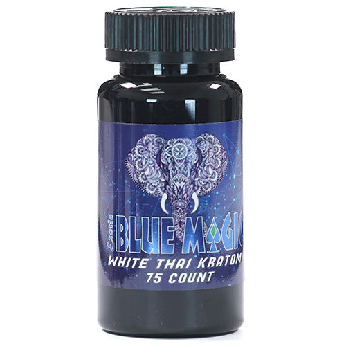 Blue Magic Tablets & Caplets Kratom 75ct White Thai