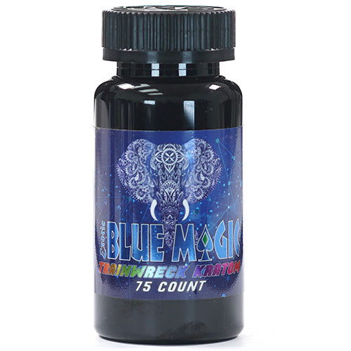Blue Magic Tablets & Caplets Kratom 75ct Trainwreck