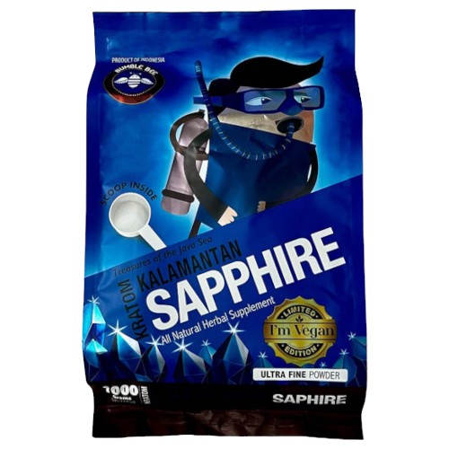 Bumble Bee Powders Kratom 1000gr Kalamantan Sapphire