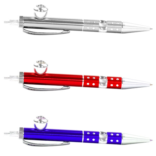 Unbranded Hand Pipe Ball Pen Set (4739) Metal 5.0"