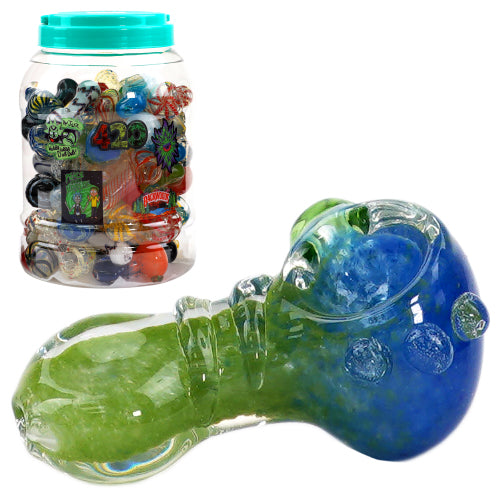 Unbranded Hand Pipe With Tree Point (4806) Glass 2.5"