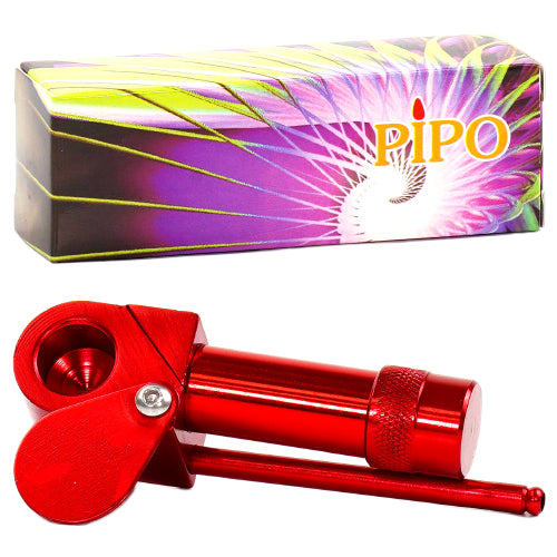 Unbranded Hand Pipe Proto (4746) Metal 3.0" Red