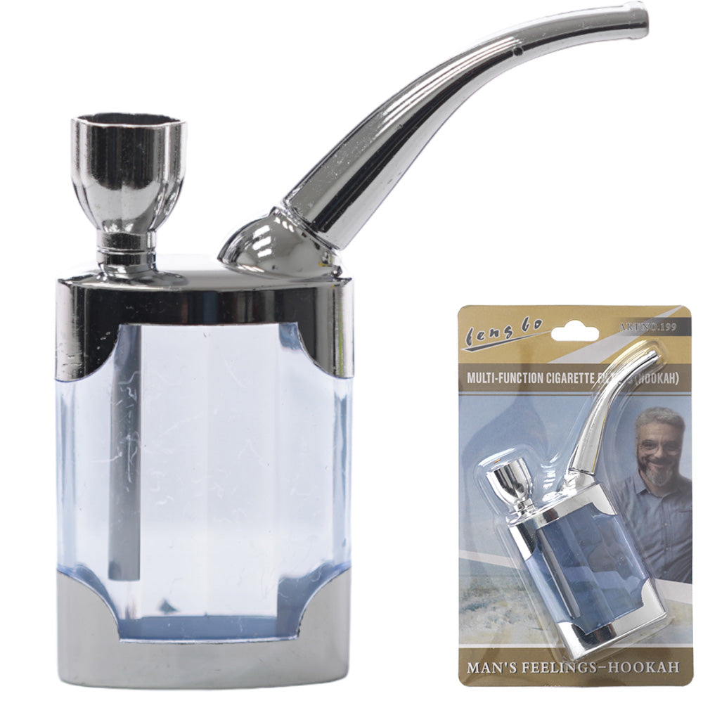 Unbranded Bubbler Mini Shisha (5378) Metal 5.0" Blue