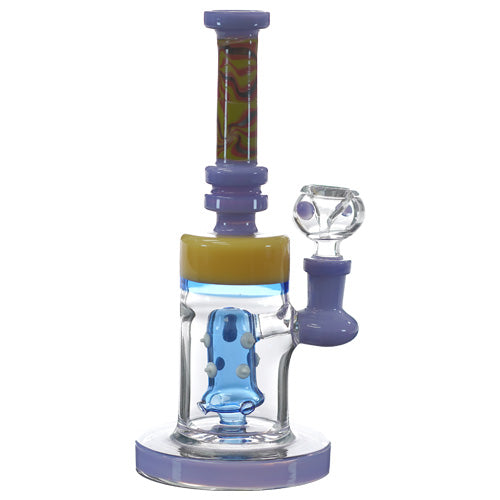 Unbranded Glass Bell (5525) 8.0" Purple