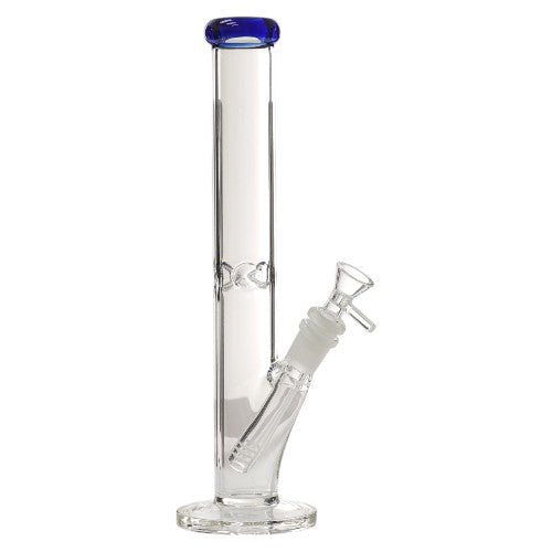 Unbranded Glass STR 90mm dia (6492) 12.0" Blue