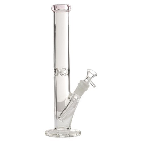 Unbranded Glass STR 90mm dia (6492) 12.0" Pink