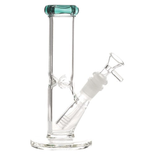 Unbranded Glass STR 90mm dia (6494) 8.0" Teal