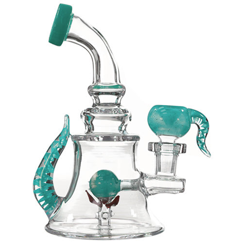 Unbranded Glass Bowl (6668) 6.0" Teal