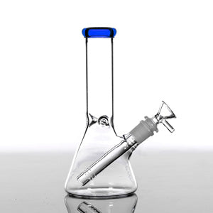 Unbranded Glass Beacker (6691) 8.0" Blue