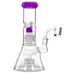 Unbranded Glass Bottom Par Pyramid With Gears (7119) 8.0" Purple