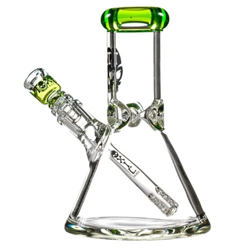 Toxic Glass BK Mini Beaker (8500) 8.0" Jade Green