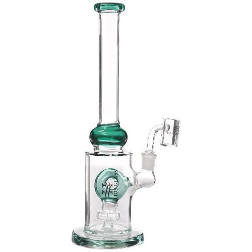 Helios Glass Glass Donut (8809) 12.0" Teal