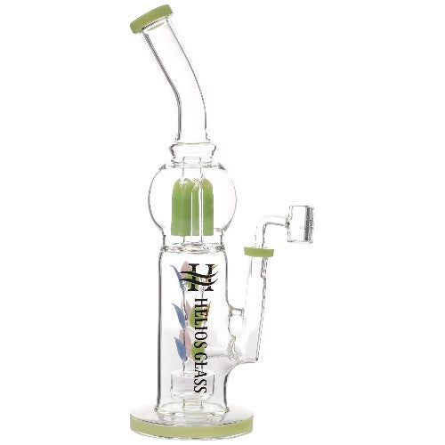 Helios Glass Glass Tall (8825) 14.0" Green