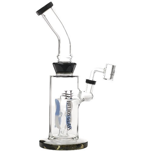 Helios Glass Glass With 4mm Banger (8826) 12.0" Black