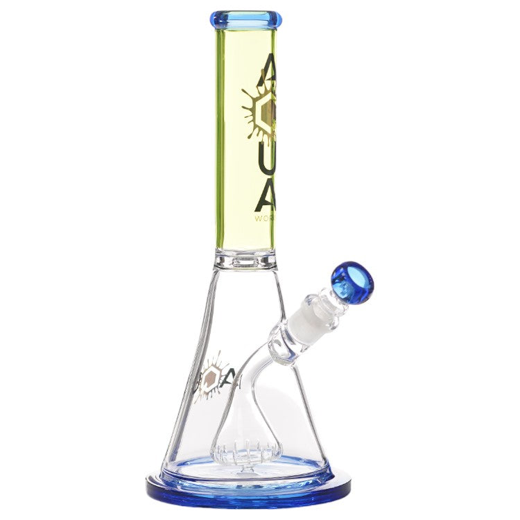 Aqua Glass Cone Fixed Perk (8909) 13.0" Blue/Green