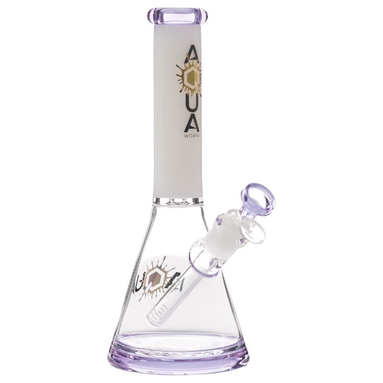 Aqua Glass Direct Matrix Perc Recycler (8917) 11.0" Purple