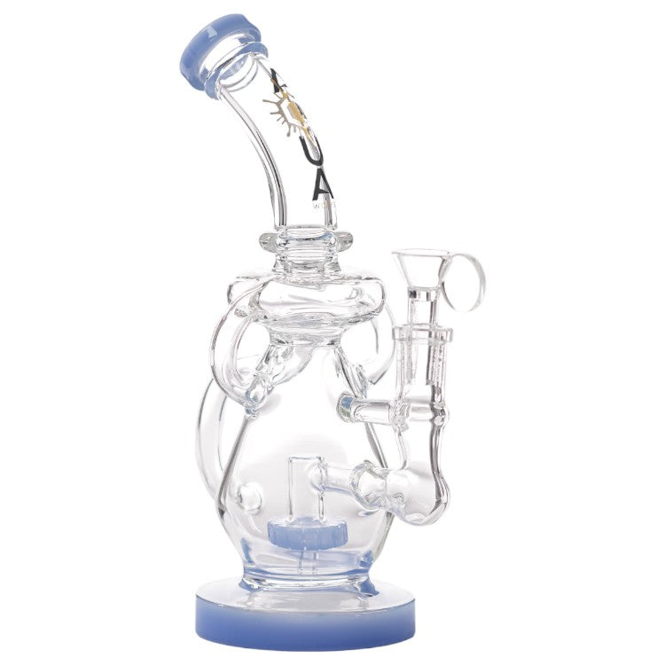 Aqua Glass Shower Puck Perc (8926) 10.0" Milky Purple