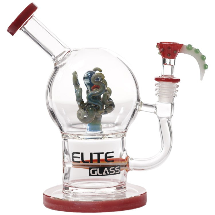 Elite Glass Glass Ball (8930) 7.5" Red