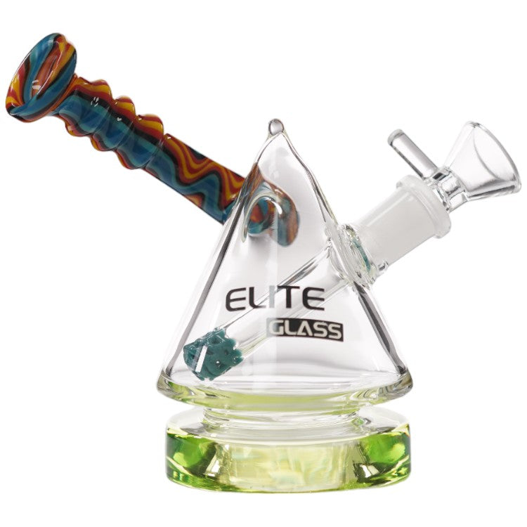 Elite Glass Glass Cone (8939) 4.5" Green