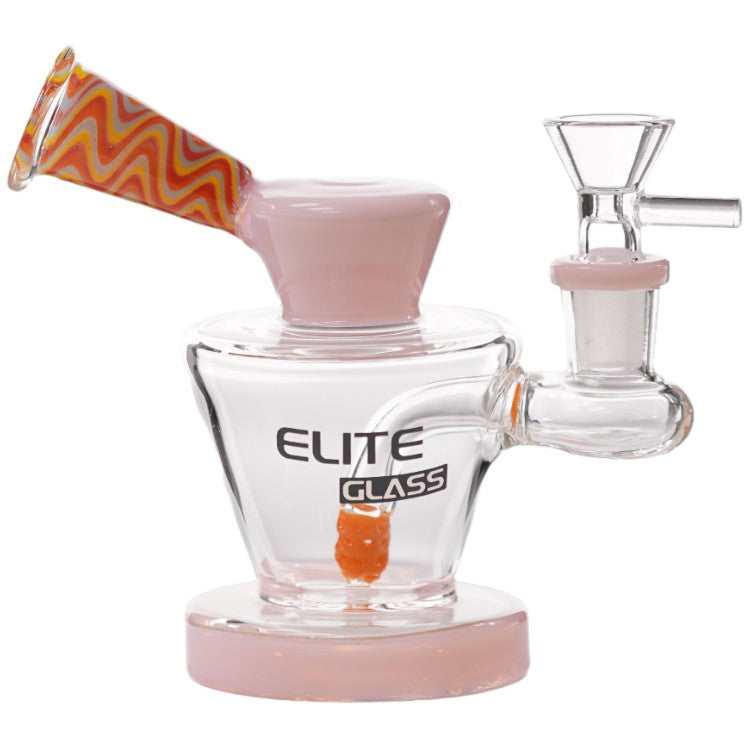 Elite Glass Glass Cone (8942) 5.0" Pink