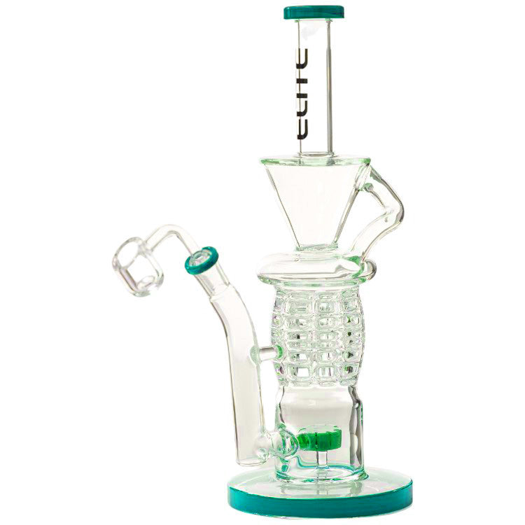 Elite Glass Glass Recycle (8948) 11.0" Teal
