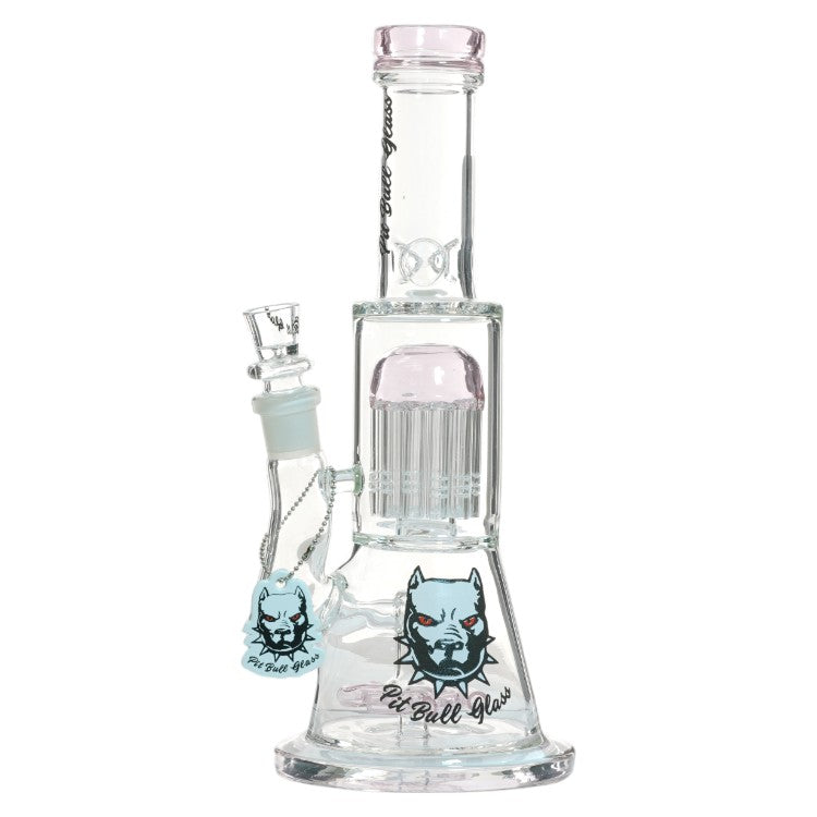 Pit Bull Glass Glass Arms (8965) 12.0" Pink