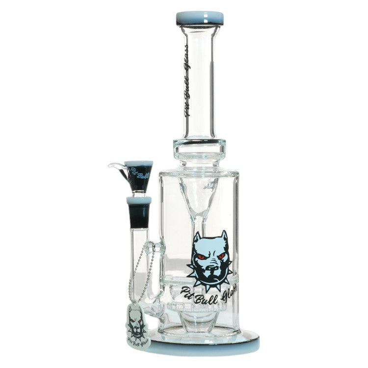 Pit Bull Glass Glass Shower (8966) 12.0" Blue