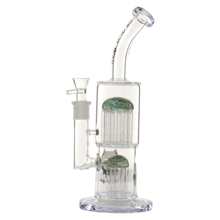 Pit Bull Glass Glass With Arms (8977) 12.0" Purple