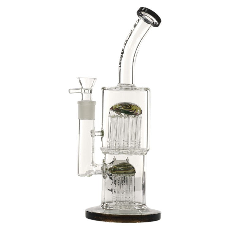 Pit Bull Glass Glass With Arms (8977) 12.0" Black