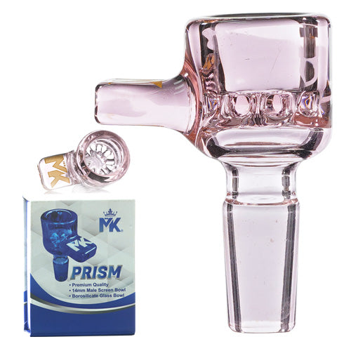 MK Glass Bowls Bowl Prism Premium Screen 6221 Pink