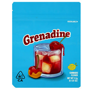 Unbranded Ziploc Bags Smell Proof Zipped Bag 3.5 gr - 0.125 oz 5.0" Grenadine