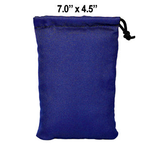 Glass Pillow Bags & Pouches Pouch-7 7.0" Blue