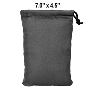 Glass Pillow Bags & Pouches Pouch-7 7.0" Grey
