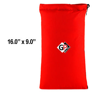 Glass Pillow Bags & Pouches Pouch-16 16.0" Red
