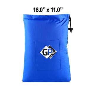 Glass Pillow Bags & Pouches Pouch-16 Wide 16.0" Blue