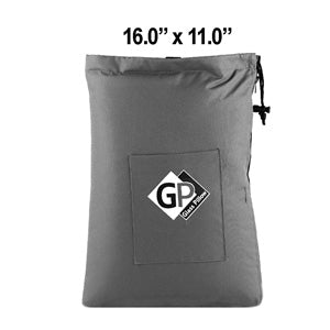 Glass Pillow Bags & Pouches Pouch-16 Wide 16.0" Grey