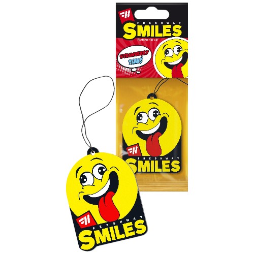 Freshway Air Freshener Smiles Dry Air Freshener Strawberry